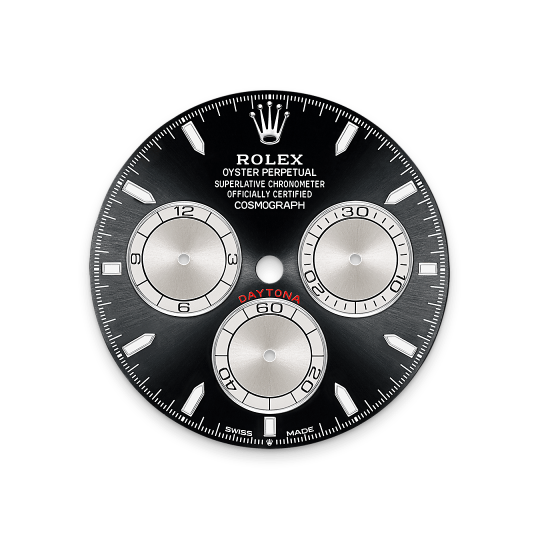Rolex Bright black and steel dial - Swee Cheong Watch