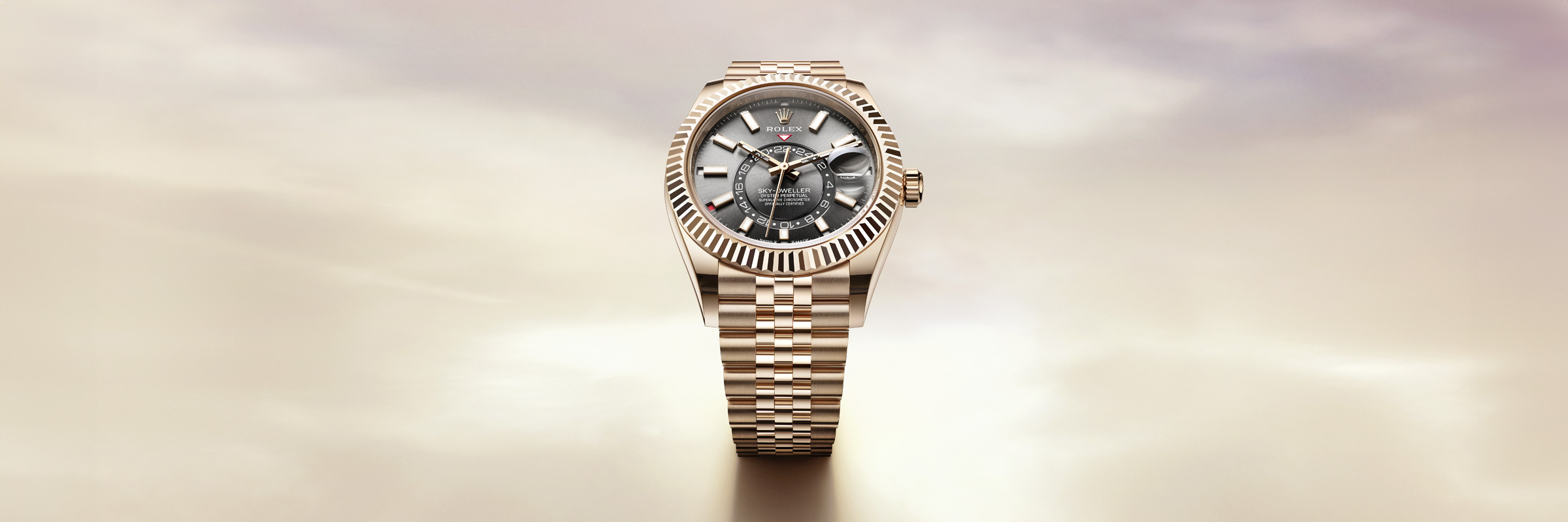 Sepanduk Rolex Sky-Dweller - Swee Cheong Watch