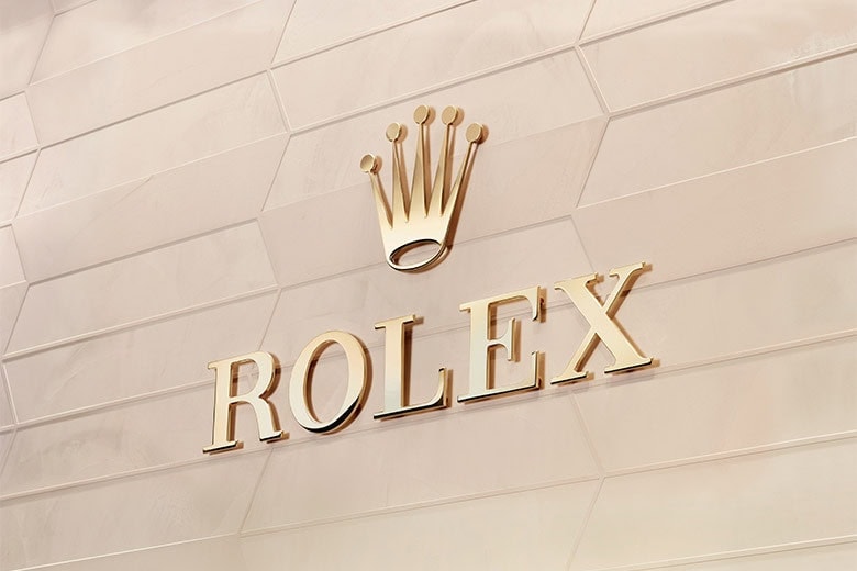 Rolex Logo On Wall - Swee Cheong Watch